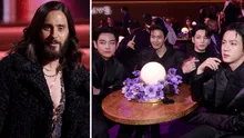 BTS y Jared Leto en los Grammy 2022: actor de “Morbius” en divertido momento con Bangtan