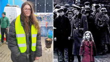 “La lista de Schindler”: actriz que dio vida a la niña del saco rojo ayuda a refugiados ucranianos