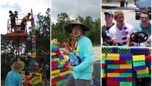 Jóvenes construyen la torre de Lego más grande del mundo para ganar 50.000 dólares