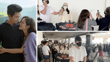 Hyun Bin y Son Ye Jin llegan a Los Ángeles y viven incómodo momento en aeropuerto