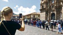Marchas y odisea de turistas en segundo día del paro en Cusco