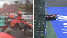 El enfado de Charles Leclerc tras quedar sexto en el Gran Premio de Emilia-Romaña