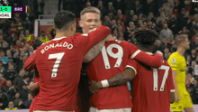 Partido liquidado: Raphael Varane coloca el 3-0 para el Manchester United sobre Brentford