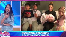 Greysi Ortega dio a luz y presentó a su bebé en TV: “Yo, un semblante de felicidad”