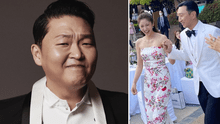 PSY cantó en la boda de Son Dam Bi y esposo de la famosa sorprendió con pasos de baile