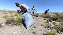 Arequipa: recolectan 15 toneladas de basura de carretera hacia Tambo Cañahuas