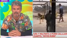 Pancho Cavero indignado por supuesto maltrato animal en cuartel militar: “Es crueldad. No hay excusa”