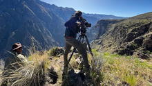 Arequipa: programa televiso internacional graba documental sobre el cóndor en el Colca