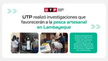 UTP realizó investigaciones que favorecerán a la pesca artesanal en Lambayeque