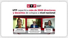 UTP capacitó a más de 3 500 directores y docentes de todo el país