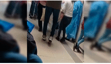 Hospital Cayetano Heredia: enfermeros trasladan a paciente en sábanas 