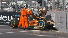 Daniel Ricciardo sufrió un fuerte choque durante la práctica 2 del GP de Mónaco