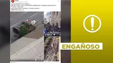 Post viral con videos de protestas en Chile contiene material de años anteriores