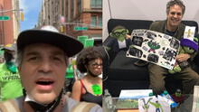 Mark Ruffalo, Hulk en el MCU, se coloca pañuelo verde para unirse a la marcha a favor del aborto