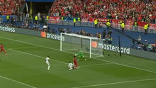 ¡No entra nada! Un ilimunado Thibaut Courtois volvió a ahogarle el grito de gol a Mohamed Salah