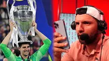‘Kun’ Agüero ‘vacila’ a Courtois con audio de felicitación tras ganar la Champions League