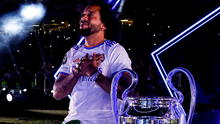 El espectacular recibimiento de la afición madridista a Marcelo en el Bernabéu