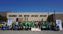 Trujillo: refugiados y voluntarios realizaron campaña de limpieza en Chan Chan