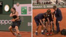 ¡Terrible! Zverev se dobló el tobillo y quedó eliminado de Roland Garros ante Rafael Nadal