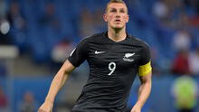Chris Wood, ‘9′ de Nueva Zelanda, es duda para amistoso contra la selección peruana