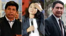 Pedro Castillo, Keiko Fujimori y Vladimir Cerrón son considerados los políticos que le hacen mal al Perú, según CPI