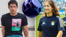 Andrés Vílchez y futbolista Alessia Sanllehi son captados en apasionado ampay