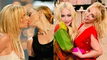 Britney Spears y Madonna recrearon su icónico beso 19 años después