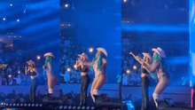 Karol G y Anahí, ex-RBD, entonan la canción “Sálvame” en concierto 