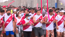 ¡Lo dieron todo! Vecinos de VES participaron en maratón por repechaje de Perú