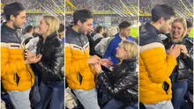 Argentina fanática de Boca Juniors le propone matrimonio a su novio en la misma Bombonera
