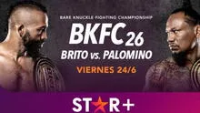 Luis Palomino vs. Elvin Brito: el peruano buscará el bicampeonato en el BKFC 26