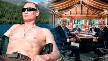“¿Nos quitamos los abrigos?”: los líderes del G7 se burlan de las famosas fotos de Vladimir Putin