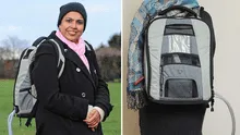 La mujer que cargó su ‘corazón’ en una mochila durante más de un año