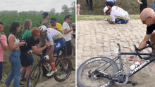 Ciclista del Tour de France se rompe el cuello tras chocar con un fan y aun así termina la carrera