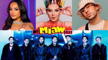Premios MTV MIAW 2022 EN VIVO: horario y canal de transmisión para ver la gala