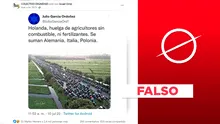 Foto viral sobre huelga de “agricultores sin combustible” en Holanda no es actual