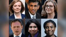 Estos son los 6 candidatos oficiales que competirán para ocupar el lugar de Boris Johnson