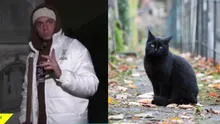 Ignacio Baladán se llevó tremendo susto en cementerio al confundir un gato con un fantasma