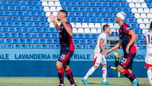 Con un golazo de Gianluca Lapadula, Cagliari venció 3-2 a Perugia y avanzó en la Copa Italia