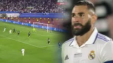 ¿Eres tú, Karim? Benzema falla de forma increíble el 2-0 del Real Madrid en la Supercopa