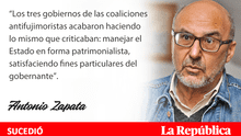 La coalición antifujimorista, por Antonio Zapata