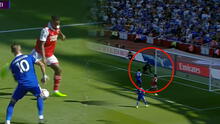 ¡La clavó en el ángulo! Gabriel Jesús marcó un golazo ante Leicester y puso el 1-0 del Arsenal