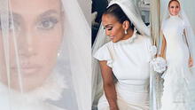 Jennifer Lopez utilizó 3 vestidos de novia para su boda con Ben Affleck