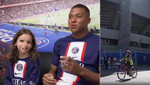 Niña con extraña enfermedad recorrió 90 km en bicicleta para conocer a Kylian Mbappé