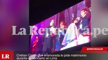 Cristian Castro: fan enamorada le pide matrimonio durante su concierto en Lima