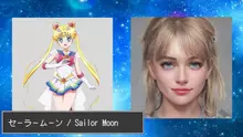 “Sailor Moon” en la vida real: así serían sus rostros, según inteligencia artificial