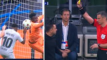 Xavi explotó con el árbitro por anular el gol del Barcelona y fue amonestado