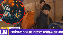 Guns N’ Roses en Lima: fans acamparon en exteriores del estadio San Marcos para ver el concierto