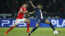 ¡Partido parejo! Con gol de Mbappé, PSG empató 1-1 con Benfica por la fecha 4 de la Champions League