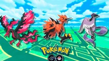 Pokémon GO tiene un truco para capturar a los escurridizos Articuno, Zapdos y Moltres de Galar